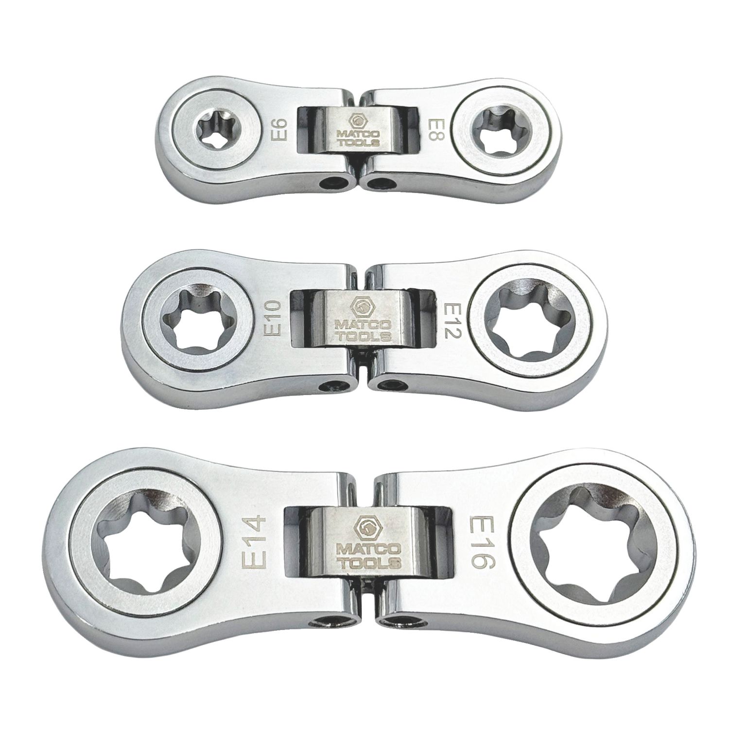 3 PIECE INVERTED TORX? FLEX FINGER RATCHET WRENCH SET - Matco Tools