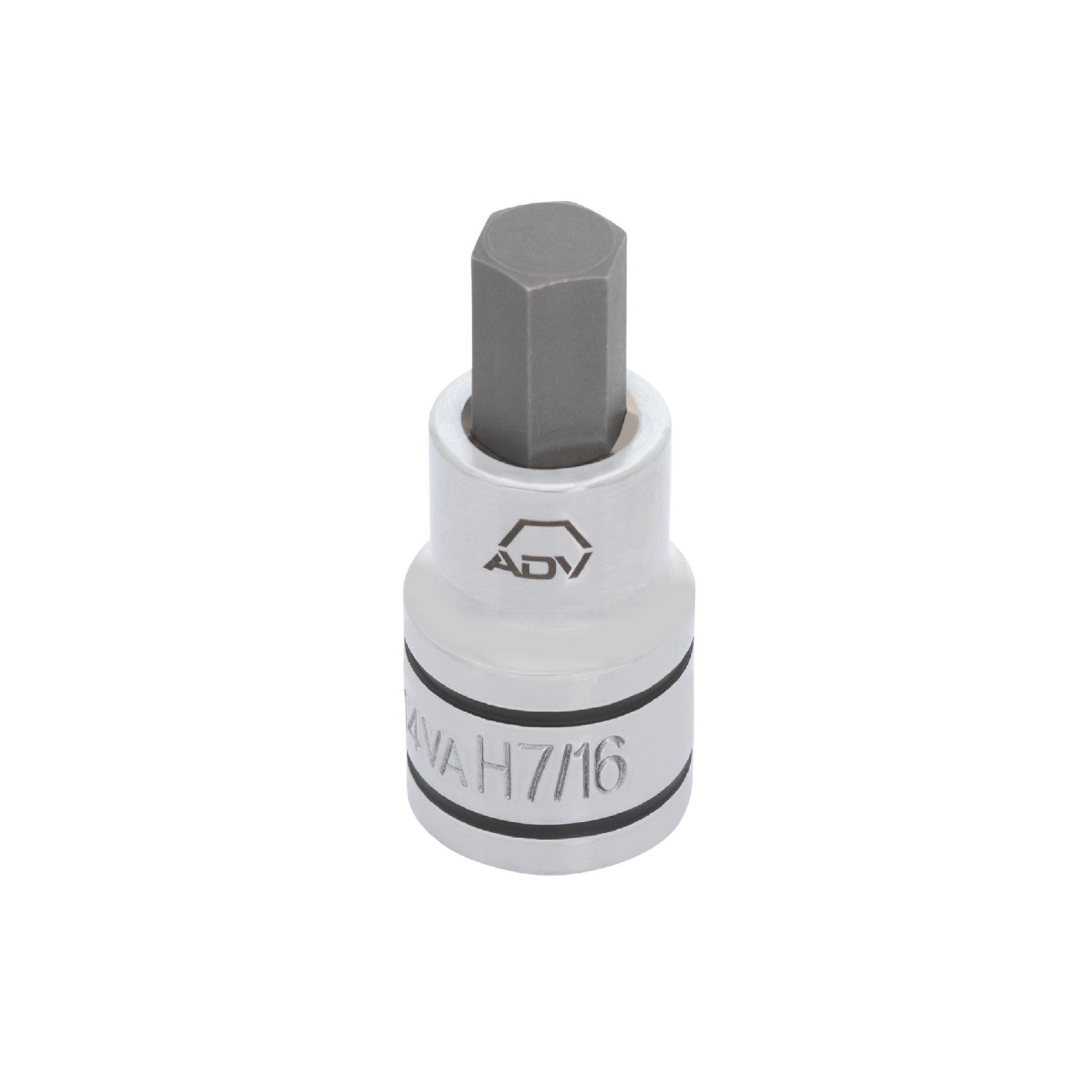 1/2" BIT SOCKET HEX, 7/16"