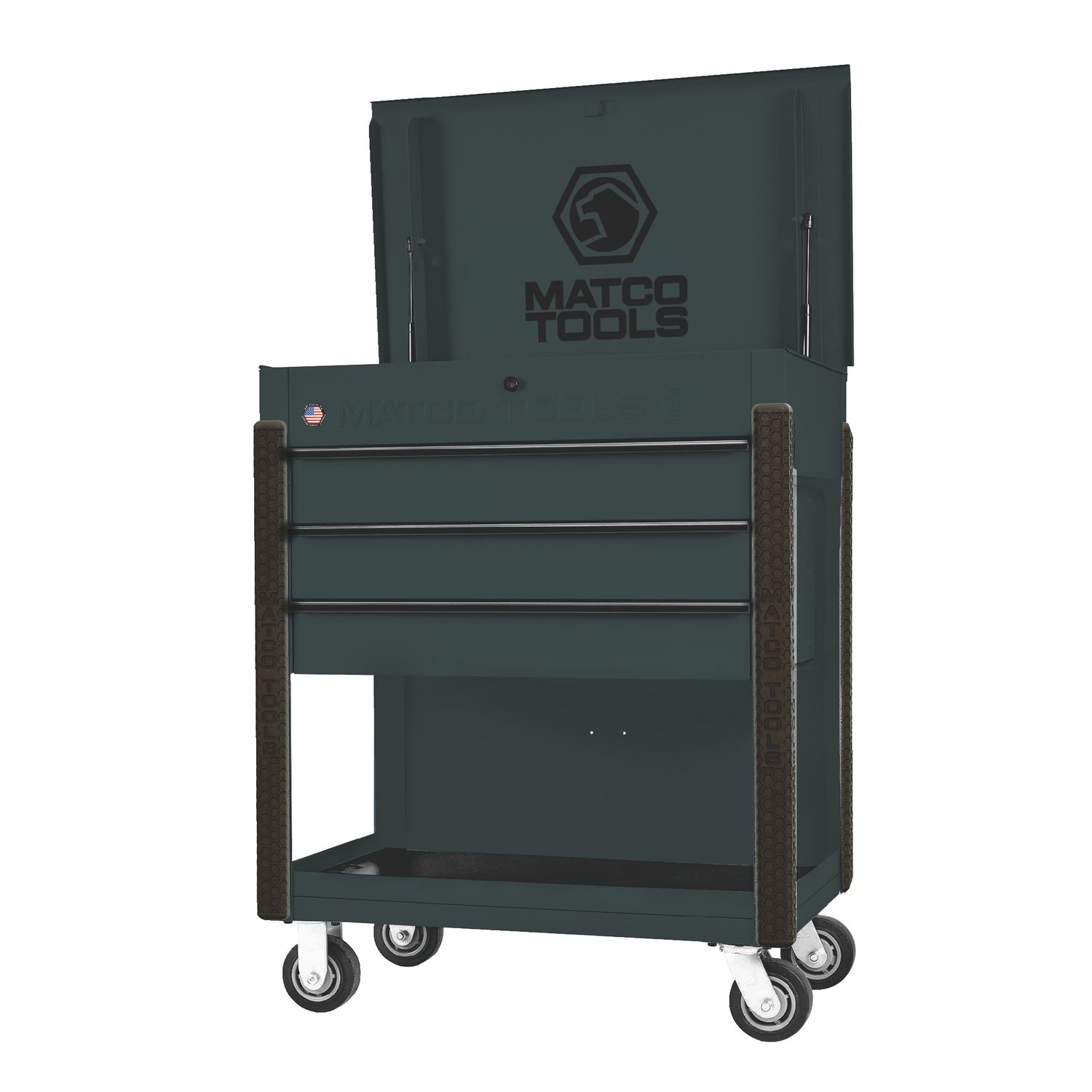 35â x 22â JSC453 ROLLING TOOL CART (THUNDERSTORM GRAY/BLACK)
