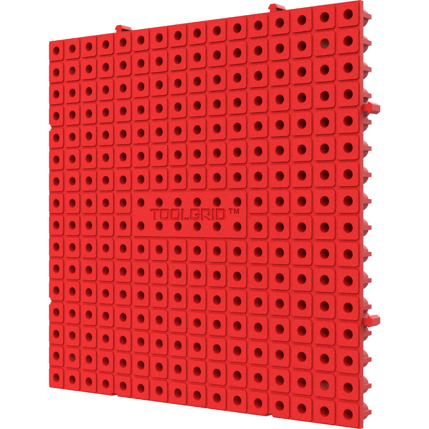 RED MODULAR 6" X 6" ORGANIZATION BOARD 16 PIECE