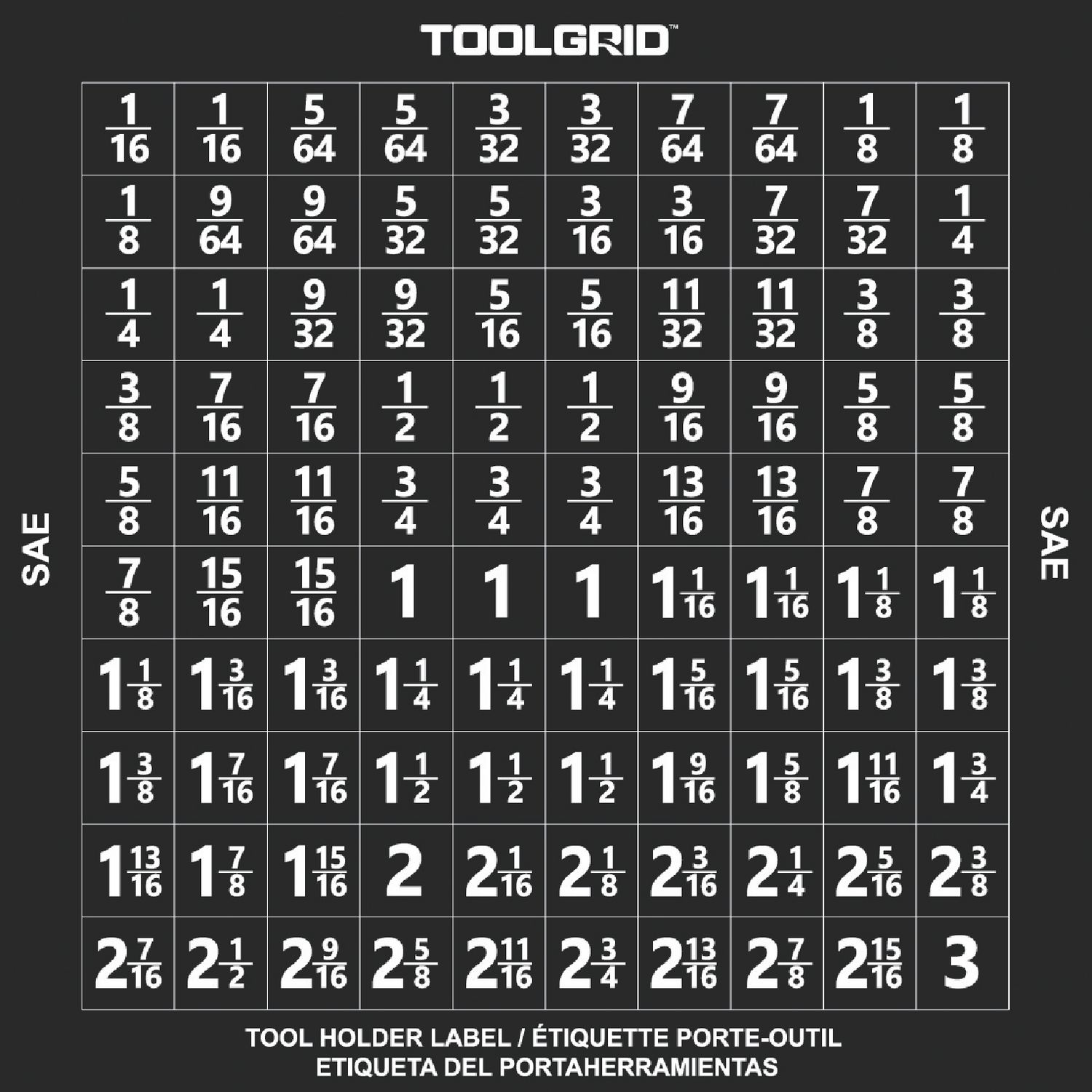Matco Label SAE ID LABELS - Matco Tools