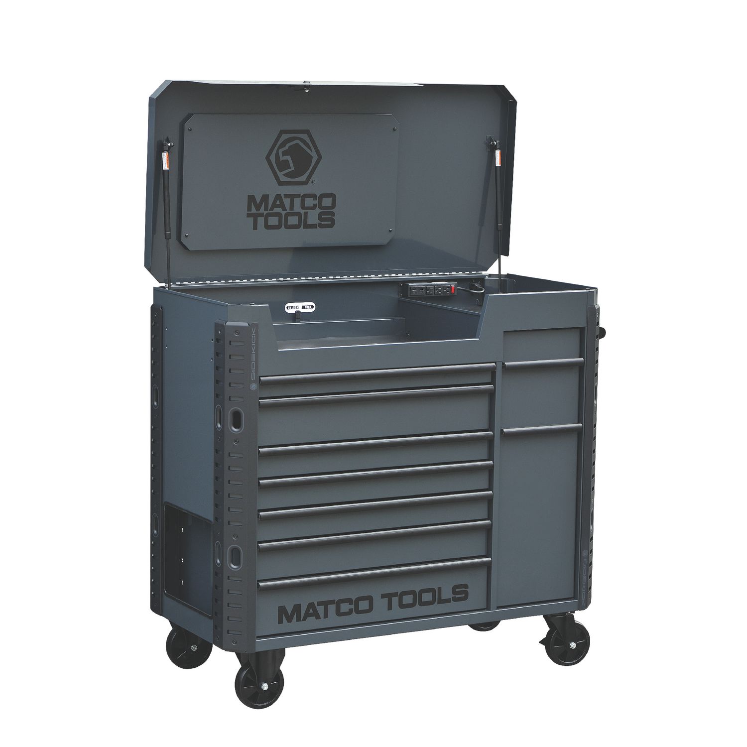 50" X 24" MSC5X SIDEKICK? READY POWER TOOL CART (THUNDERSTORM GRAY/BLACK)