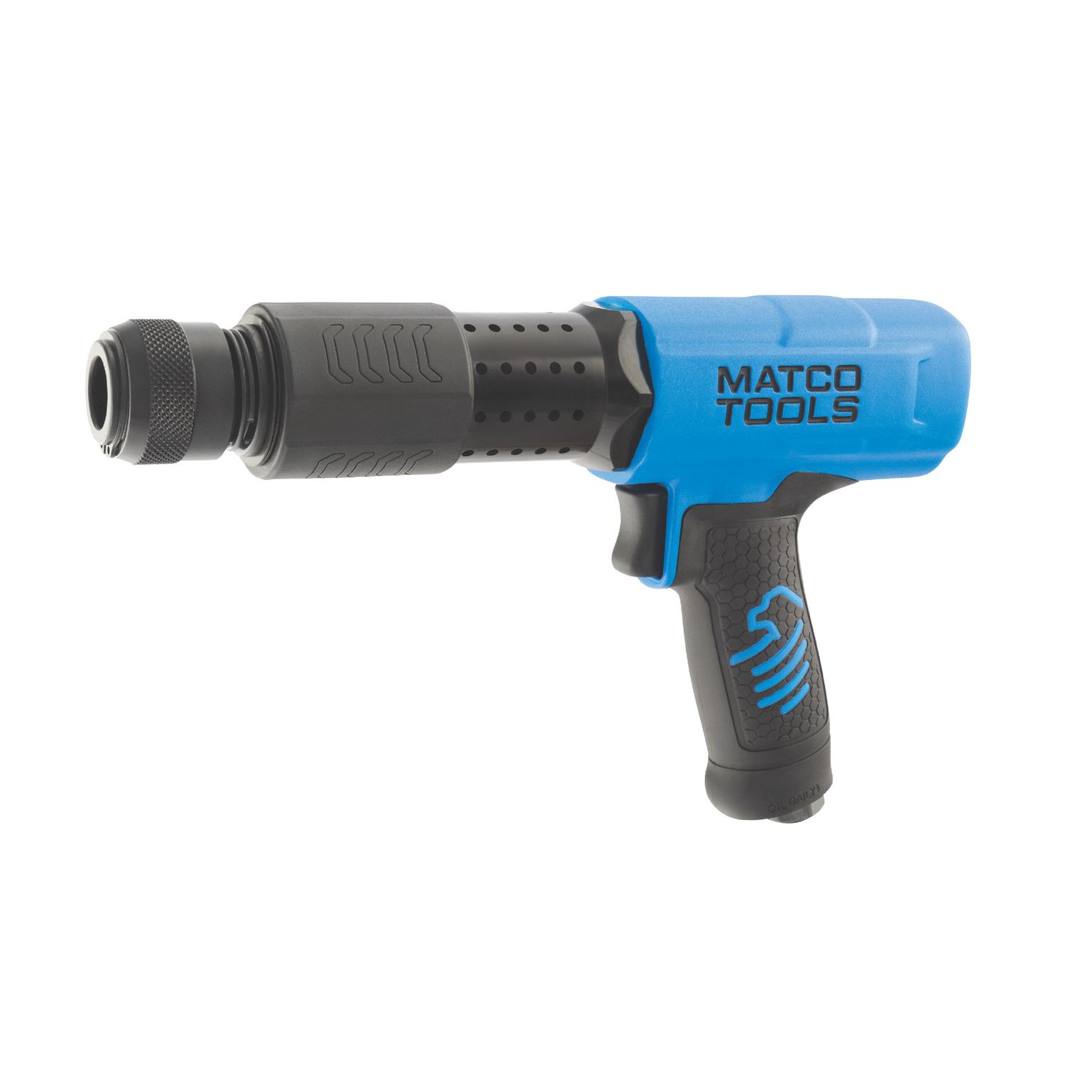 LONG BARREL PNEUMATIC AIR HAMMER - BLUE
