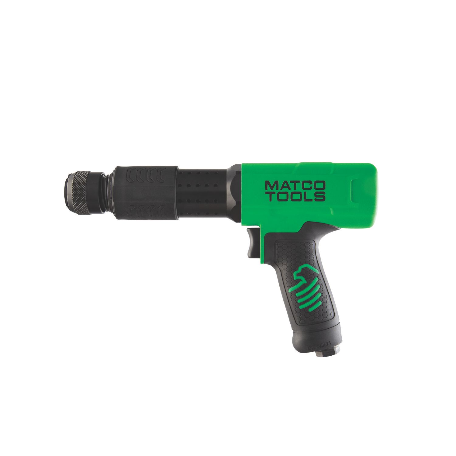 LONG BARREL PNEUMATIC AIR HAMMER - GREEN