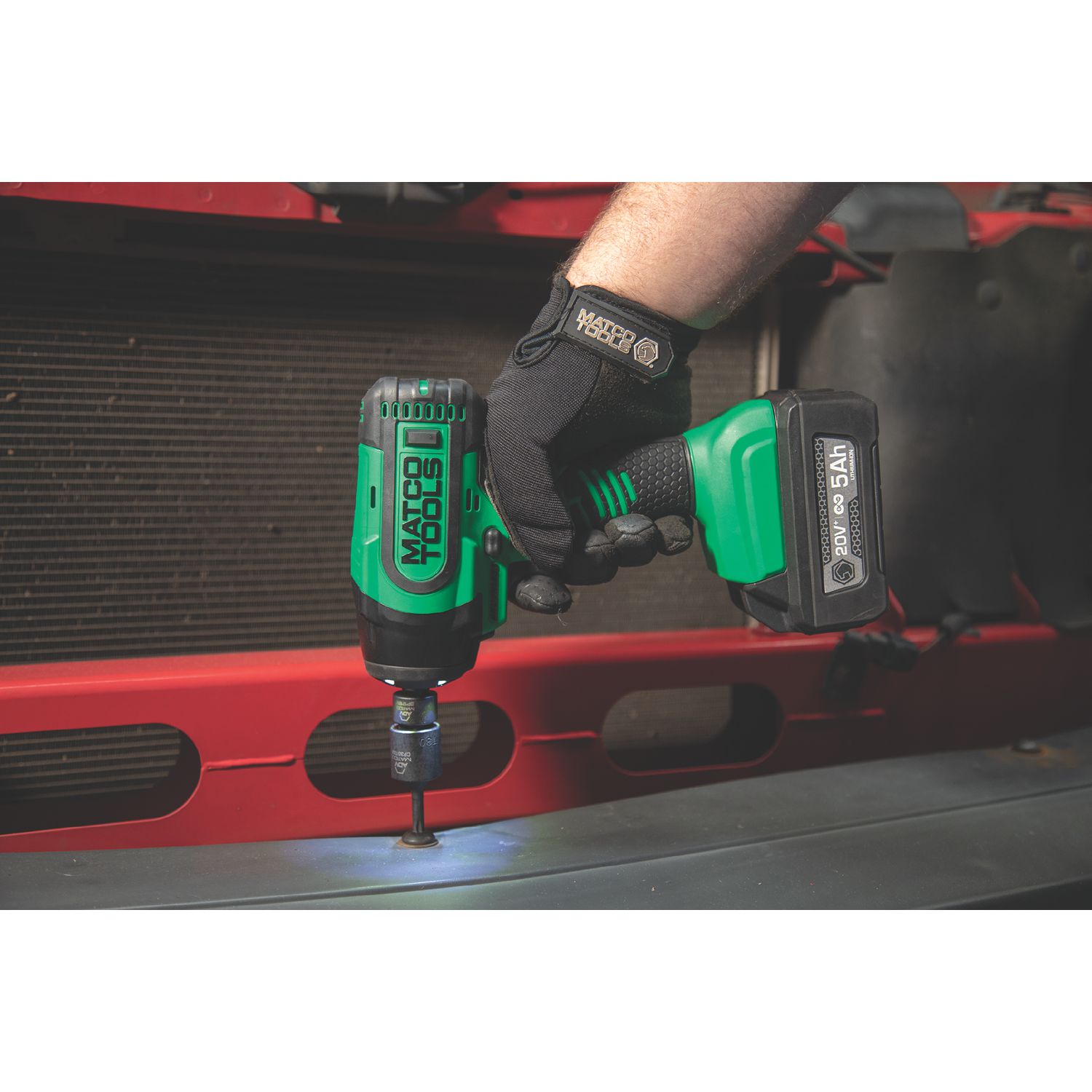 20V+ CORDLESS INFINIUM? 3/8" DRIVE BRUSHLESS IMPACT WRENCH KIT - GREEN