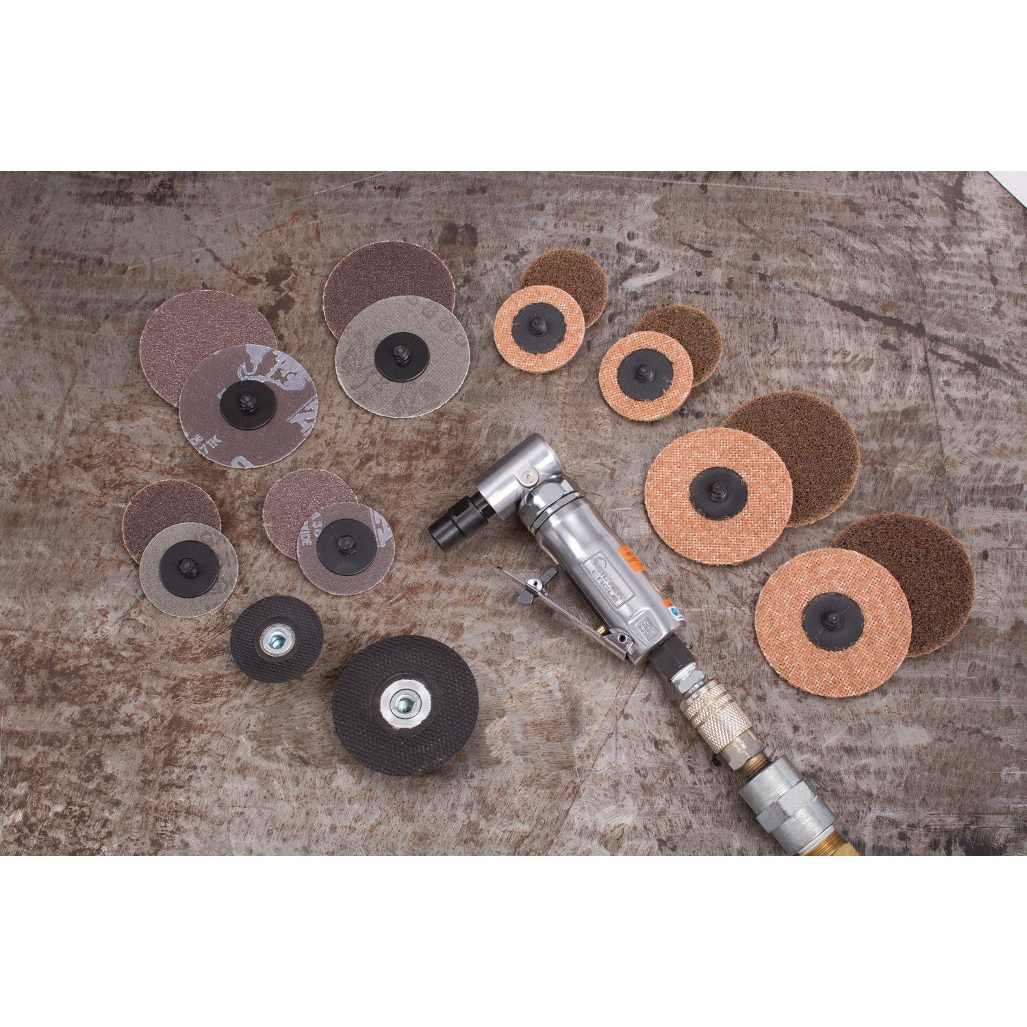 .33 HP PNEUMATIC 90° RIGHT ANGLE MINI SILVER EAGLE? DIE GRINDER KIT