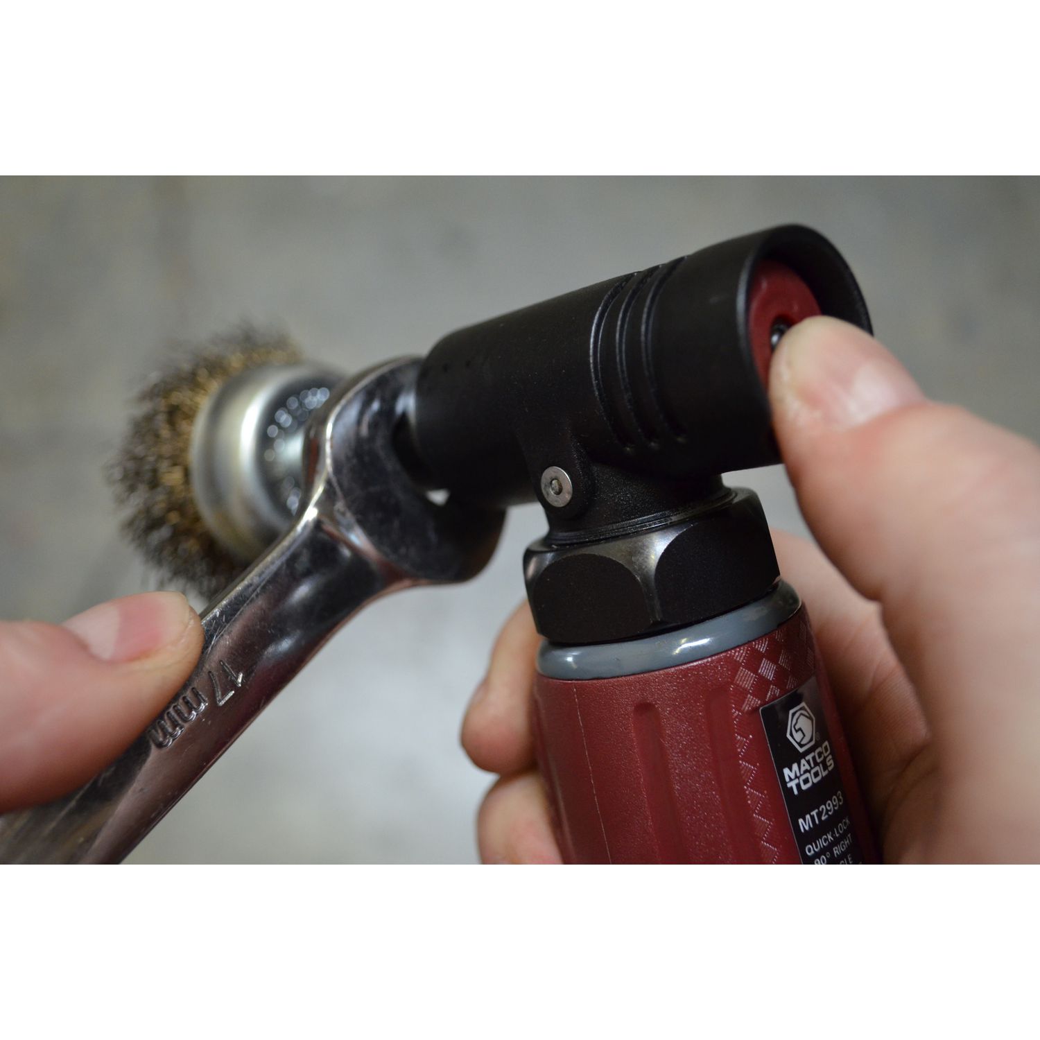 .35 HP PNEUMATIC 90° RIGHT ANGLE QUICK-LOCK DIE GRINDER