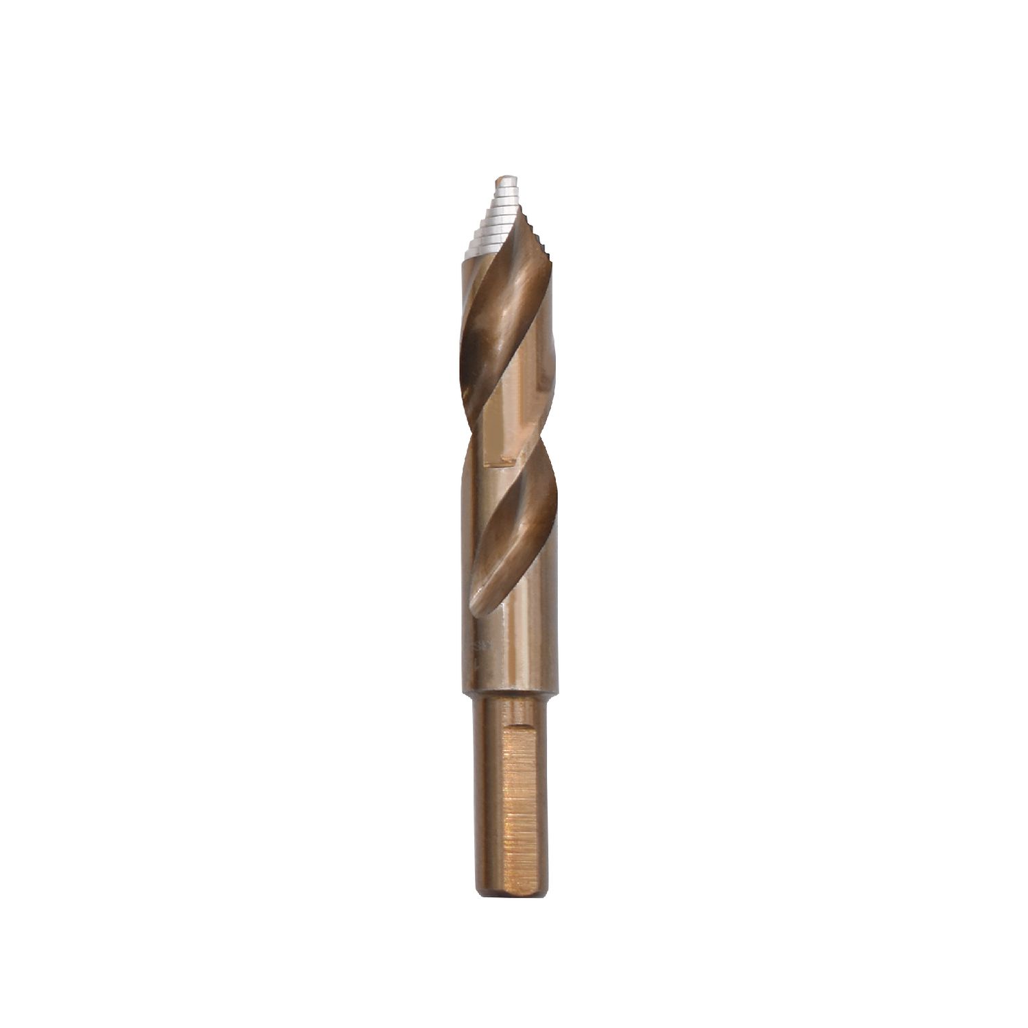 1/2" COBALT HYPER-STEP REDUCED SHANK STUBBY DRILL BIT