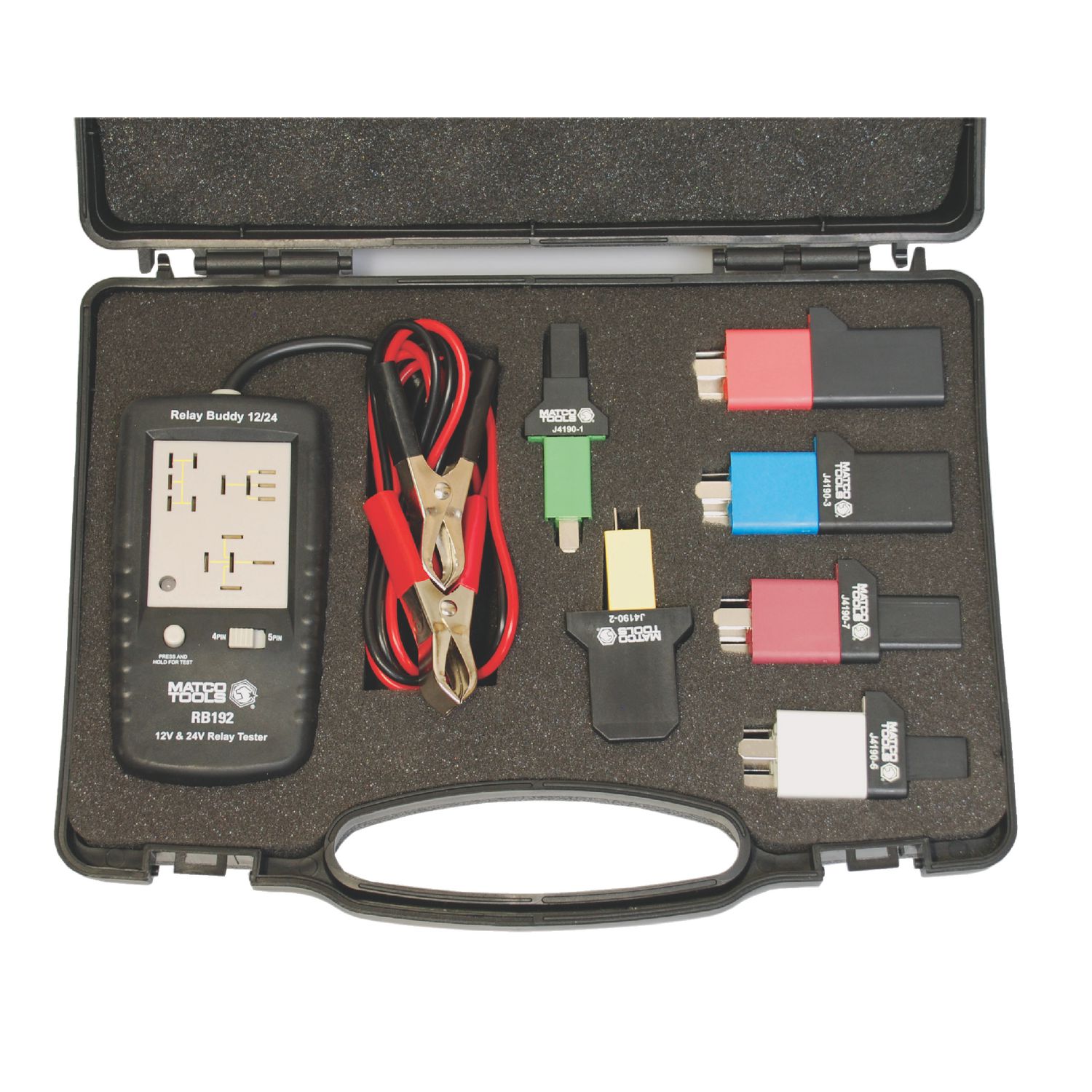 Matco Relay Test Kit 12/24V RELAY BUDDY PRO KIT WITH 6 TEST ADAPTERS - Matco Tools