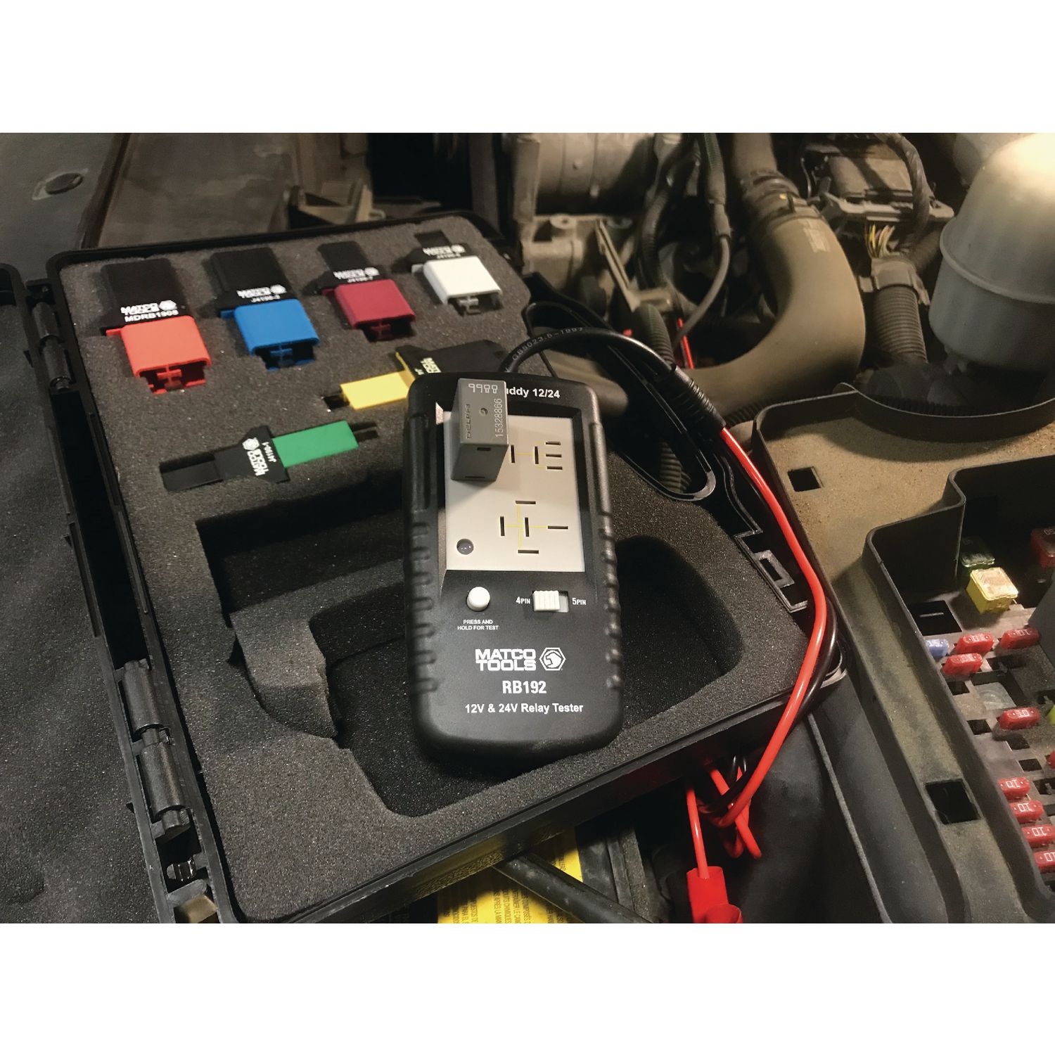 Matco Relay Test Kit 12/24V RELAY BUDDY PRO KIT WITH 6 TEST ADAPTERS - Matco Tools
