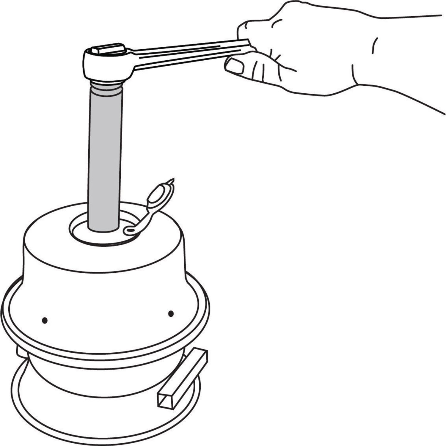 TRUCK CAGE BOLT SOCKET