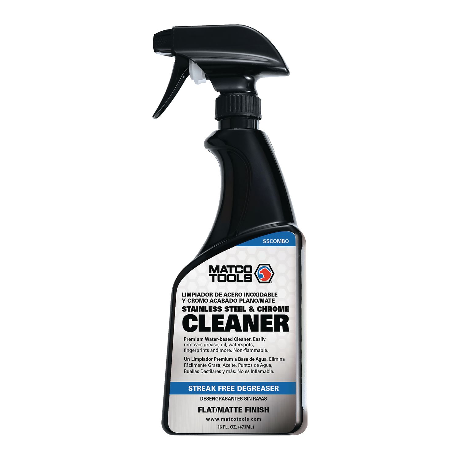 MATCO STAINLESS STEEL, CHROME AND FLAT FINISH CLEANER - Matco Tools